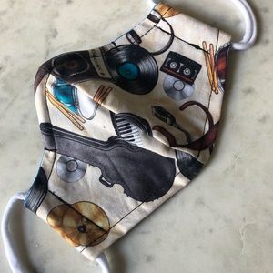 Music instrument theme-  Breathable cotton mask